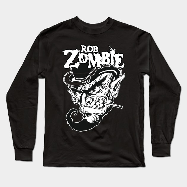 Rob Zombie Long Sleeve T-Shirt by Arestration